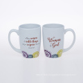 Hot selling China supplier 16oz ceramic belly mug with gold printing microwave safe